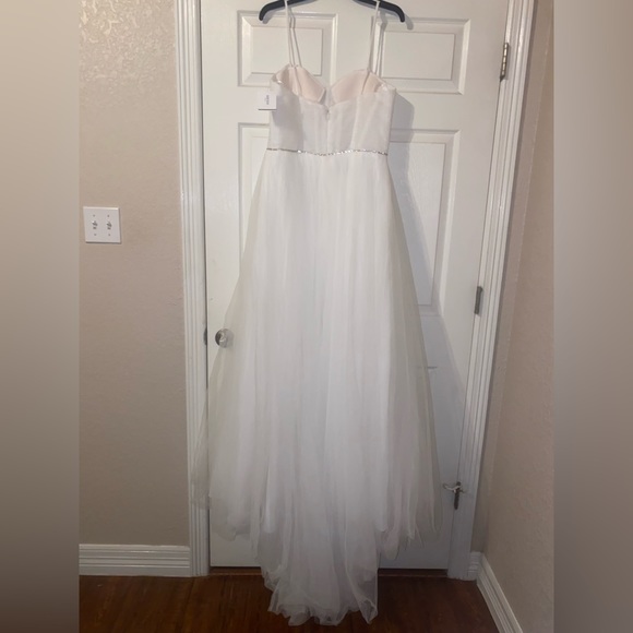 David’s bridal wedding dress size 12- NOT ALTERED NEW WITH TAGS - Picture 4 of 8